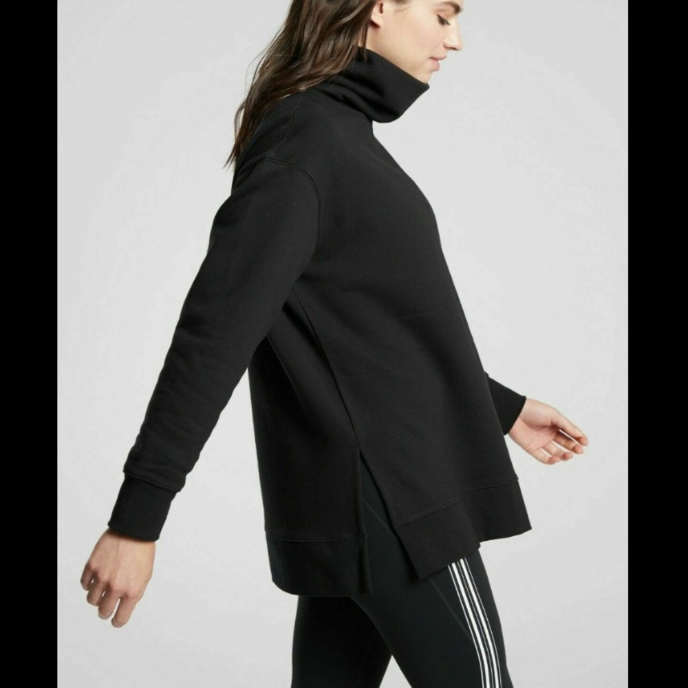 Athleta M black 24/7 funnel neck sweatshirt - Picture 10 of 11